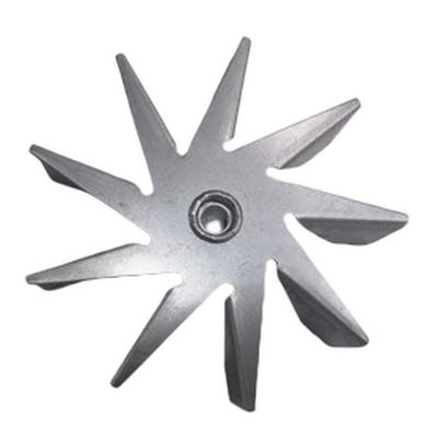 114 mm di diametro Ventilatore da camino 9 lame Foglio galvanizzato per stufa a pellet
