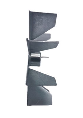 114 mm di diametro Ventilatore da camino 9 lame Foglio galvanizzato per stufa a pellet